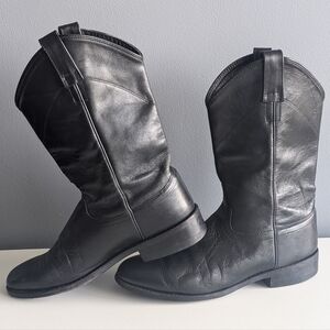 Old West Women's Corona Calf Leather  Roper Size 8.5 Narrow Boots